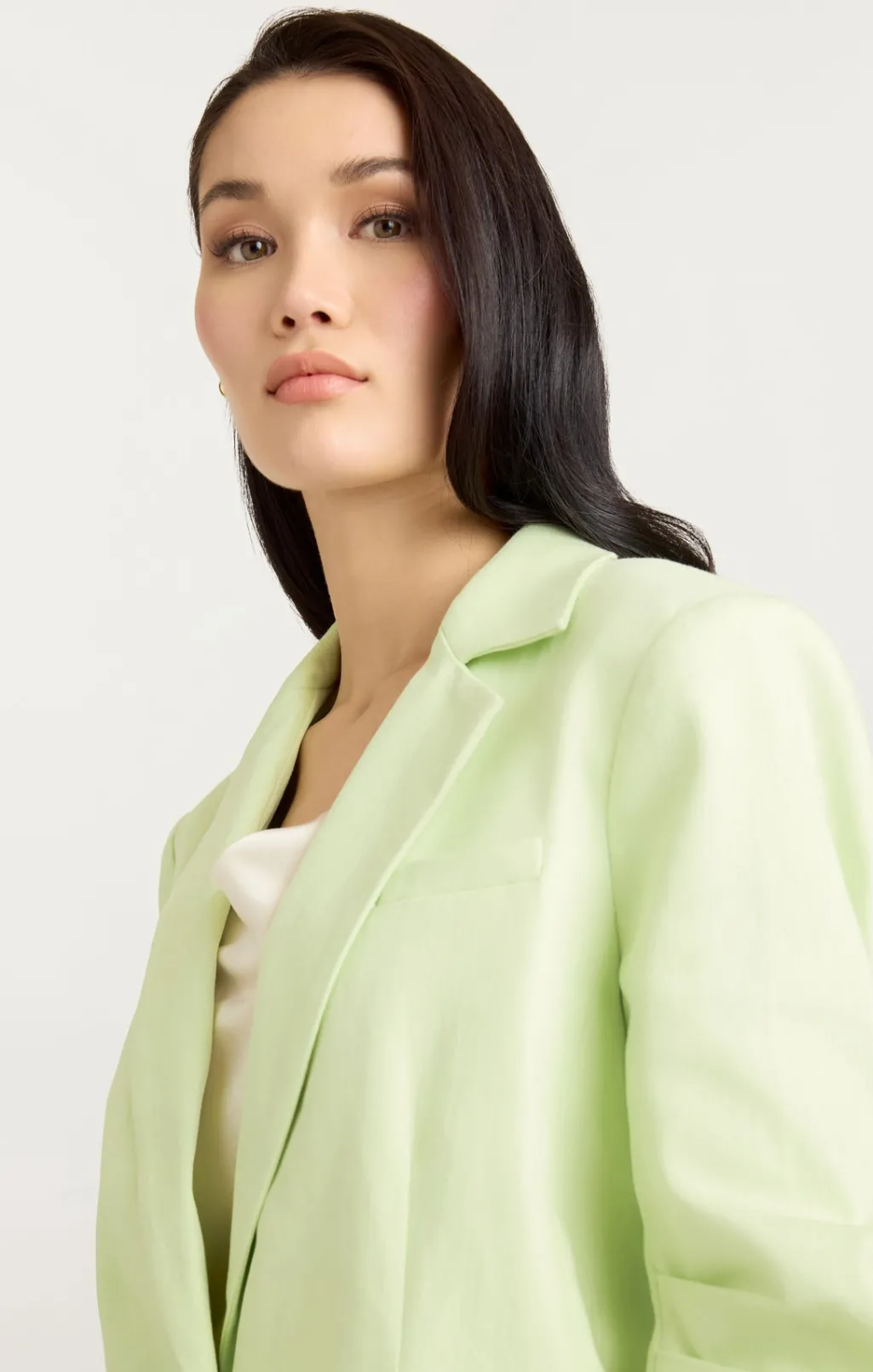 Cinq à Sept Denim Khloe Blazer Pistachio