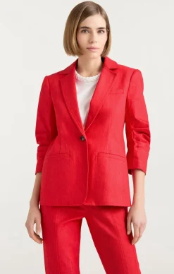 Cinq à Sept Denim Khloe Blazer DeepTangelo Hot