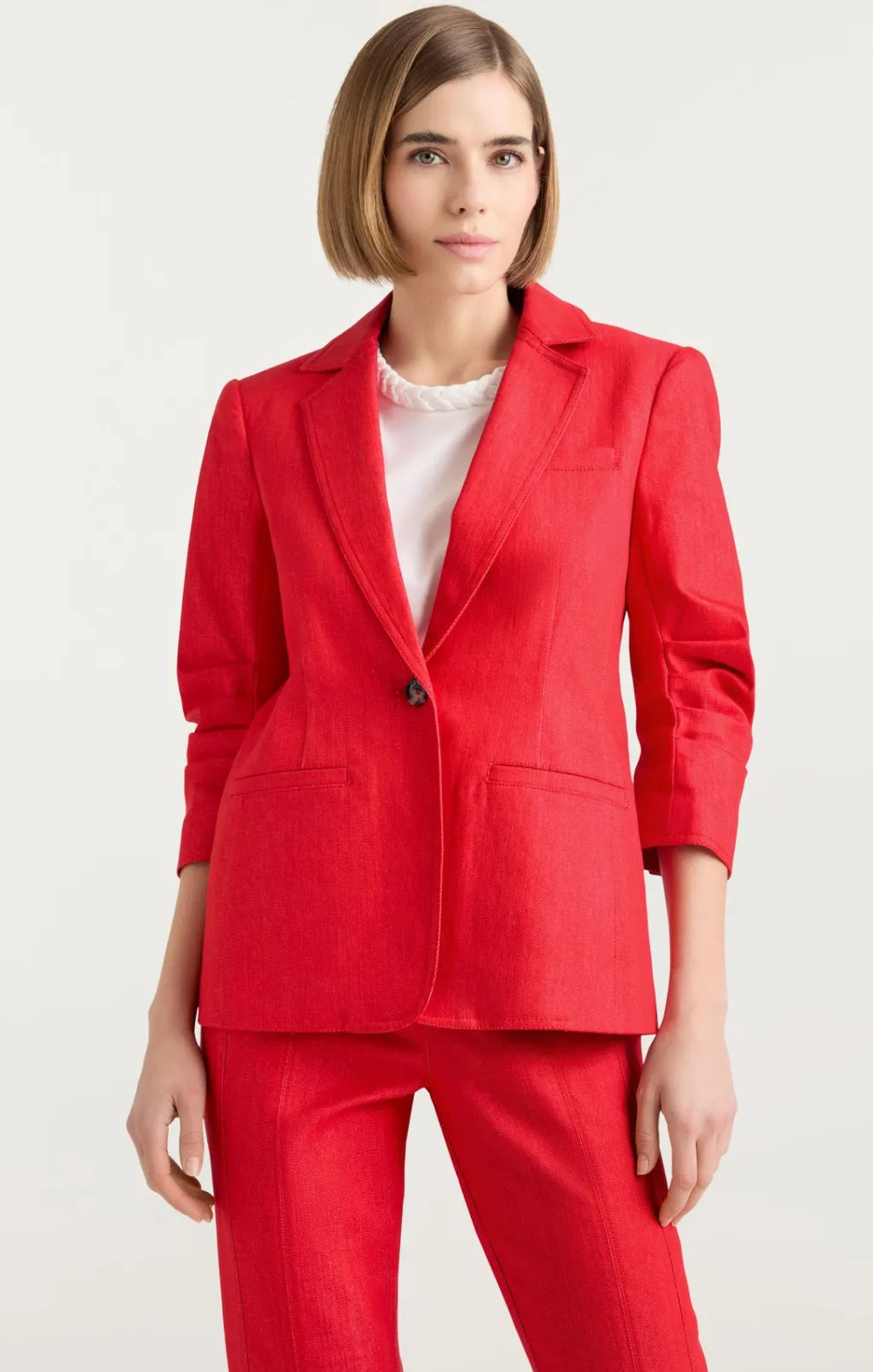 Cinq à Sept Denim Khloe Blazer DeepTangelo Hot