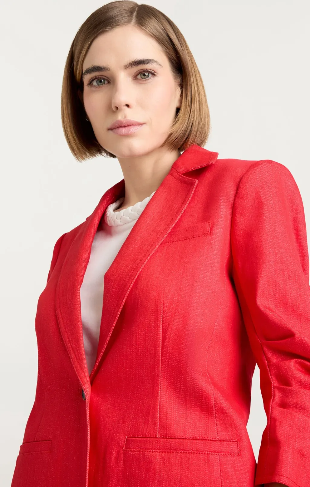 Cinq à Sept Denim Khloe Blazer DeepTangelo Hot