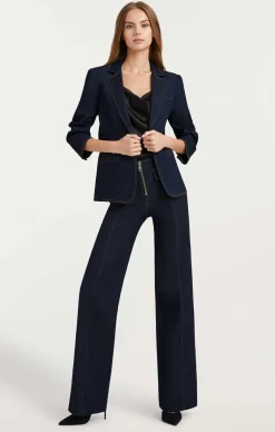 Cinq à Sept Denim Khloe Blazer Indigo Clearance