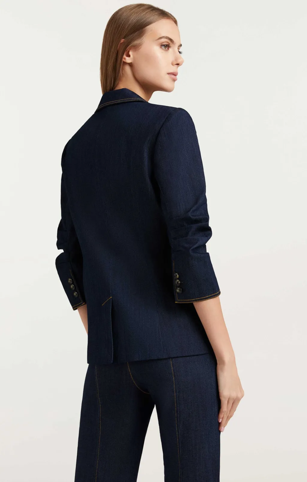 Cinq à Sept Denim Khloe Blazer Indigo Clearance
