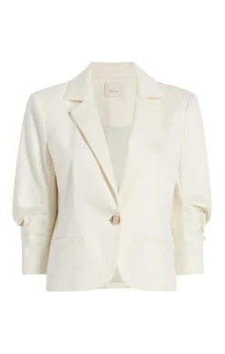 Cinq à Sept Denim Le Petit Khloe Blazer Gardenia Discount