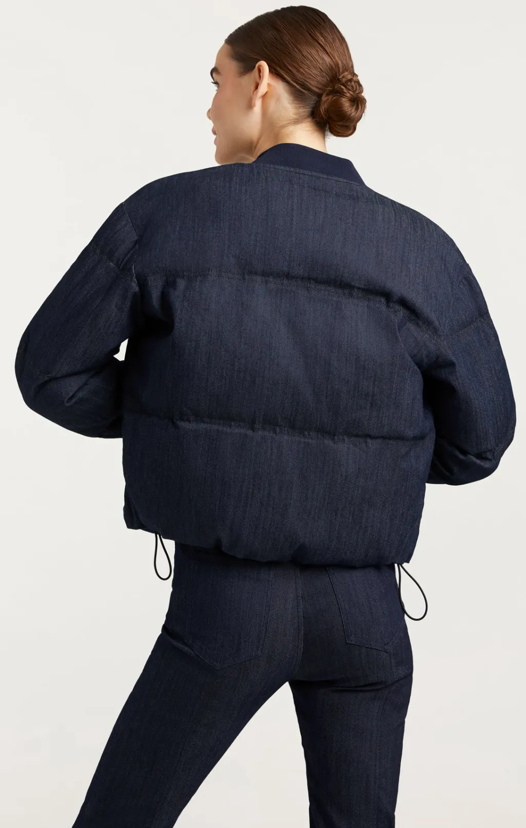 Cinq à Sept Denim Maris Puffer Indigo Clearance