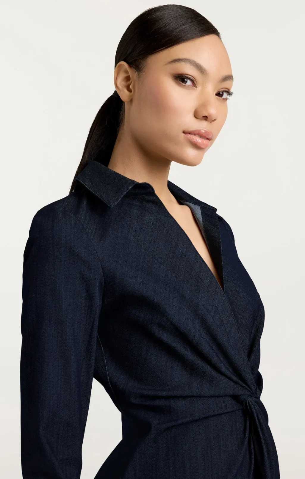 Cinq à Sept Denim Mckenna Dress Indigo Online