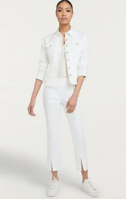 Cinq à Sept Denim Scrunched Canyon Jacket White Online