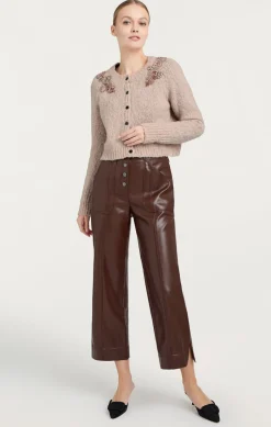 Cinq à Sept Diamond Daisies Millie Cardigan Oyster Online