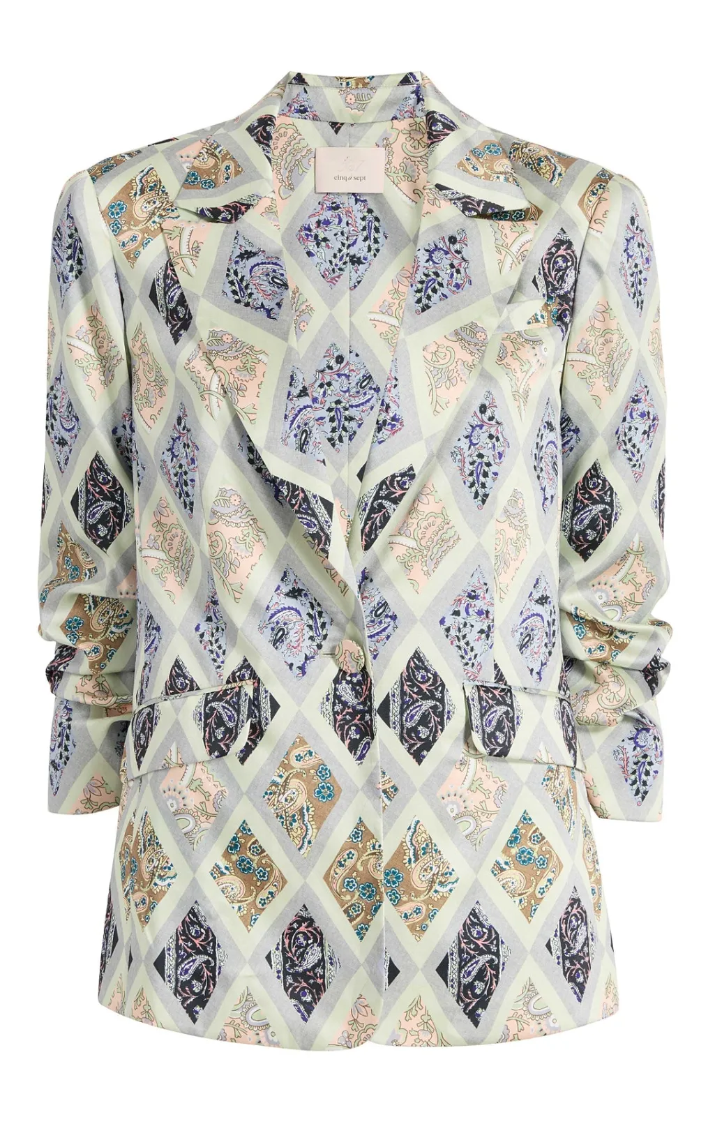 Cinq à Sept Diamond Sea Kylie Blazer CeladonMulti Sale