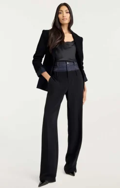 Cinq à Sept Dionne Blazer Black/Indigo Sale