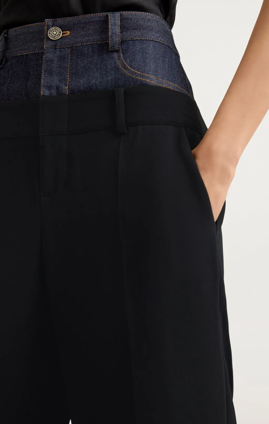 Cinq à Sept Dionne Pant Black/Indigo Online