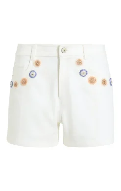 Cinq à Sept Ditsy Dots Brea Short White New