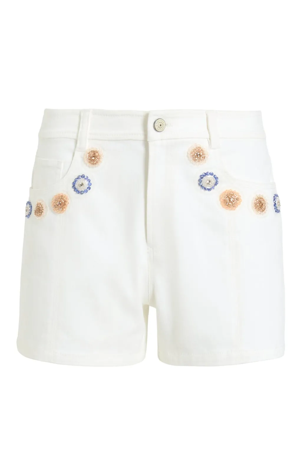 Cinq à Sept Ditsy Dots Brea Short White New