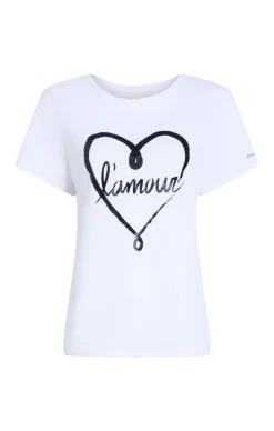 Cinq à Sept Doodled L'amour Tee White/black Online
