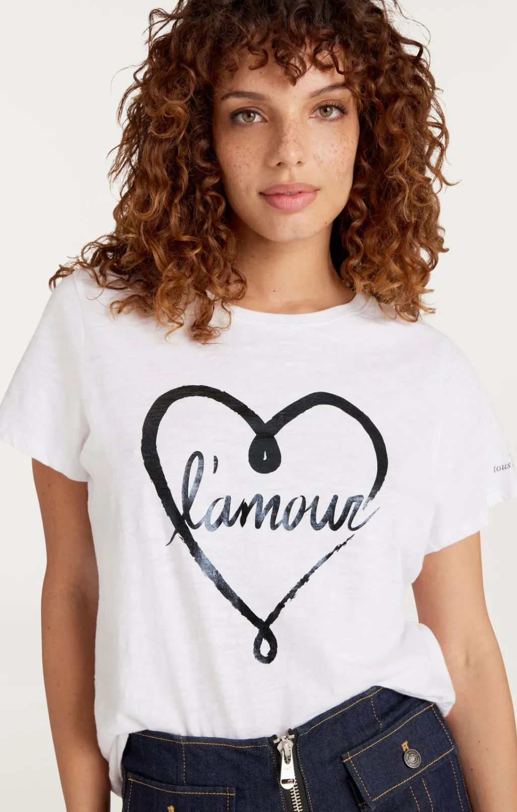 Cinq à Sept Doodled L'amour Tee White/black Online