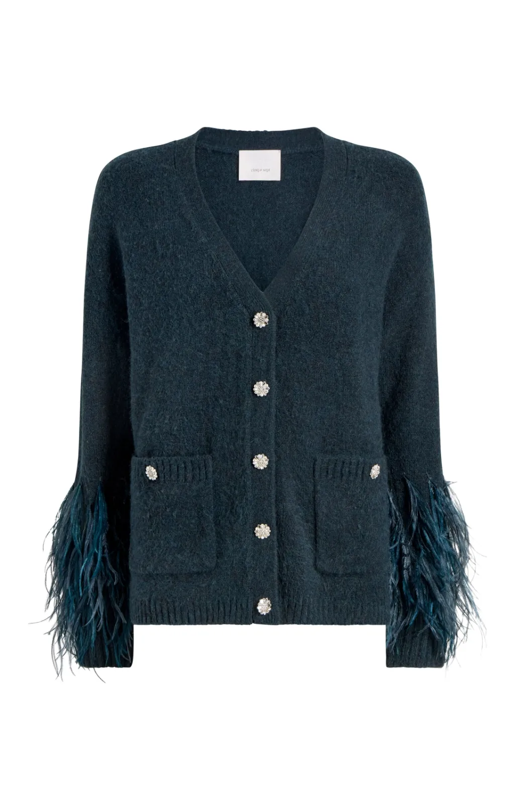 Cinq à Sept Dreama Marnie Cardigan GreenOnyxMulti