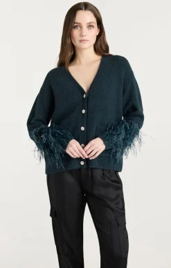 Cinq à Sept Dreama Marnie Cardigan GreenOnyxMulti