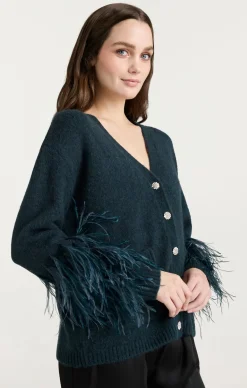 Cinq à Sept Dreama Marnie Cardigan GreenOnyxMulti