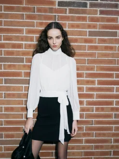 Cinq à Sept Elena Dress Black/ivory Sale