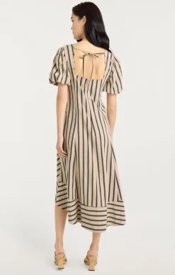 Cinq à Sept Elin Dress Khaki/Black Outlet