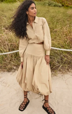 Cinq à Sept Ellah Skirt Khaki Sale