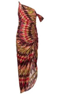 Cinq à Sept Elliana Dress PaleRoseMulti Hot