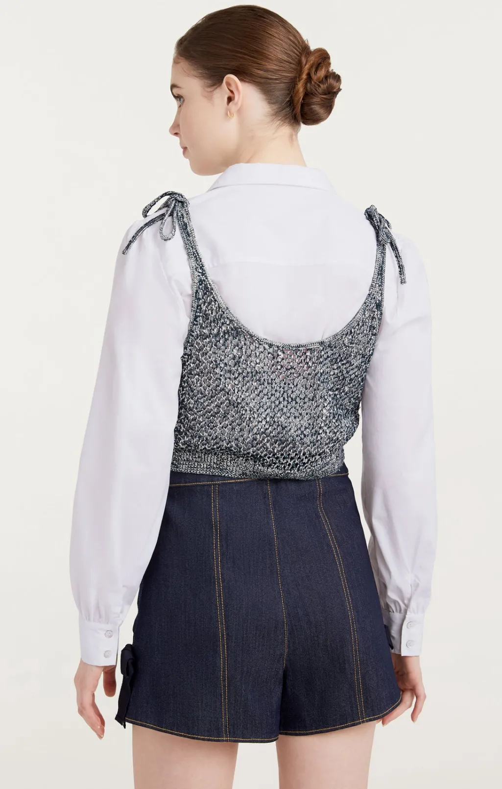 Cinq à Sept Elodie Top Navy/White Online