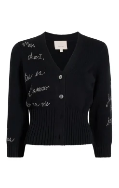 Cinq à Sept Elyse Cardigan Black Discount
