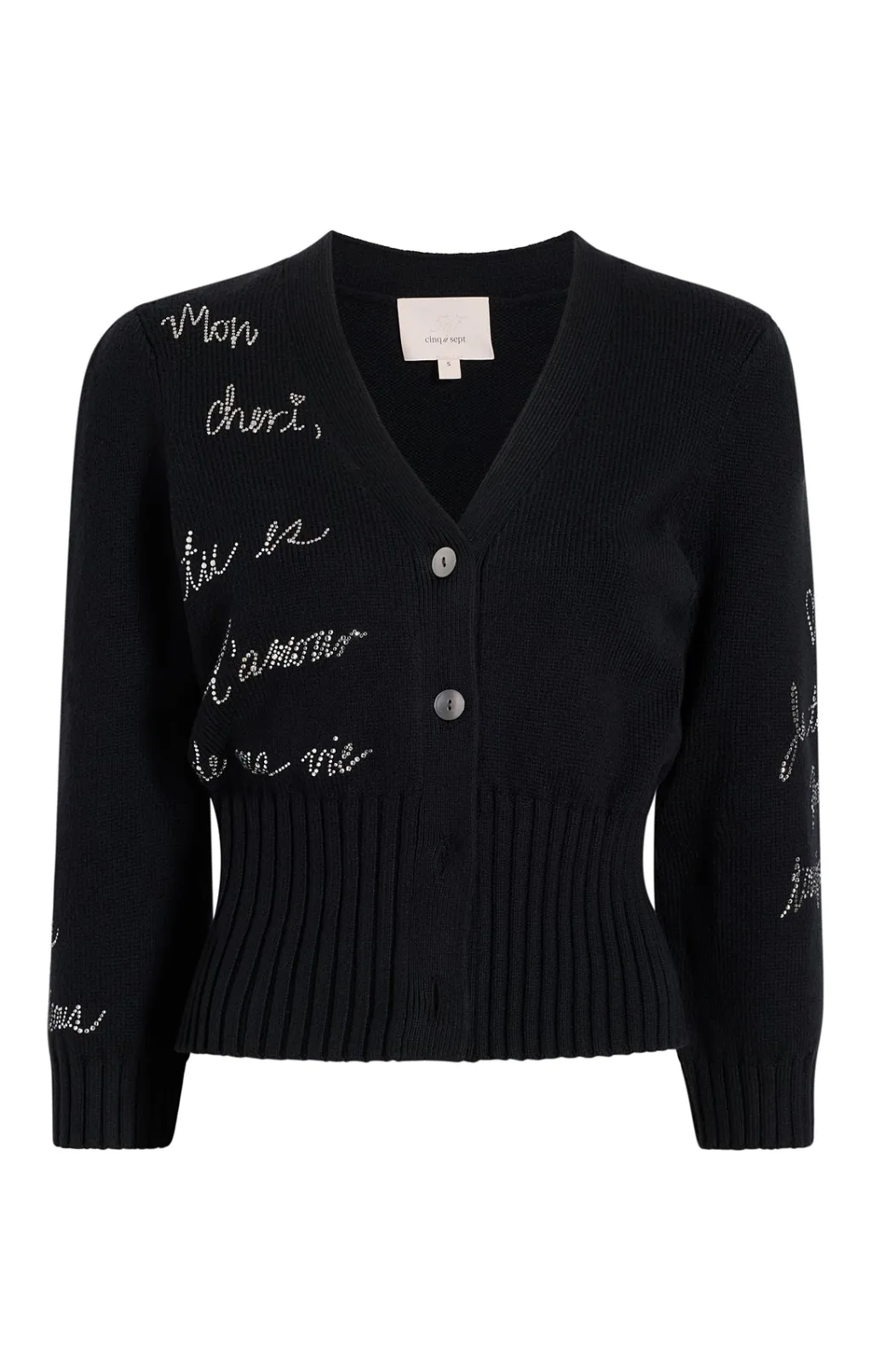 Cinq à Sept Elyse Cardigan Black Discount