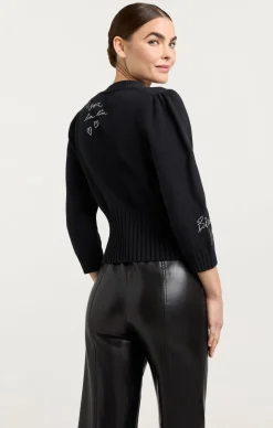 Cinq à Sept Elyse Cardigan Black Discount