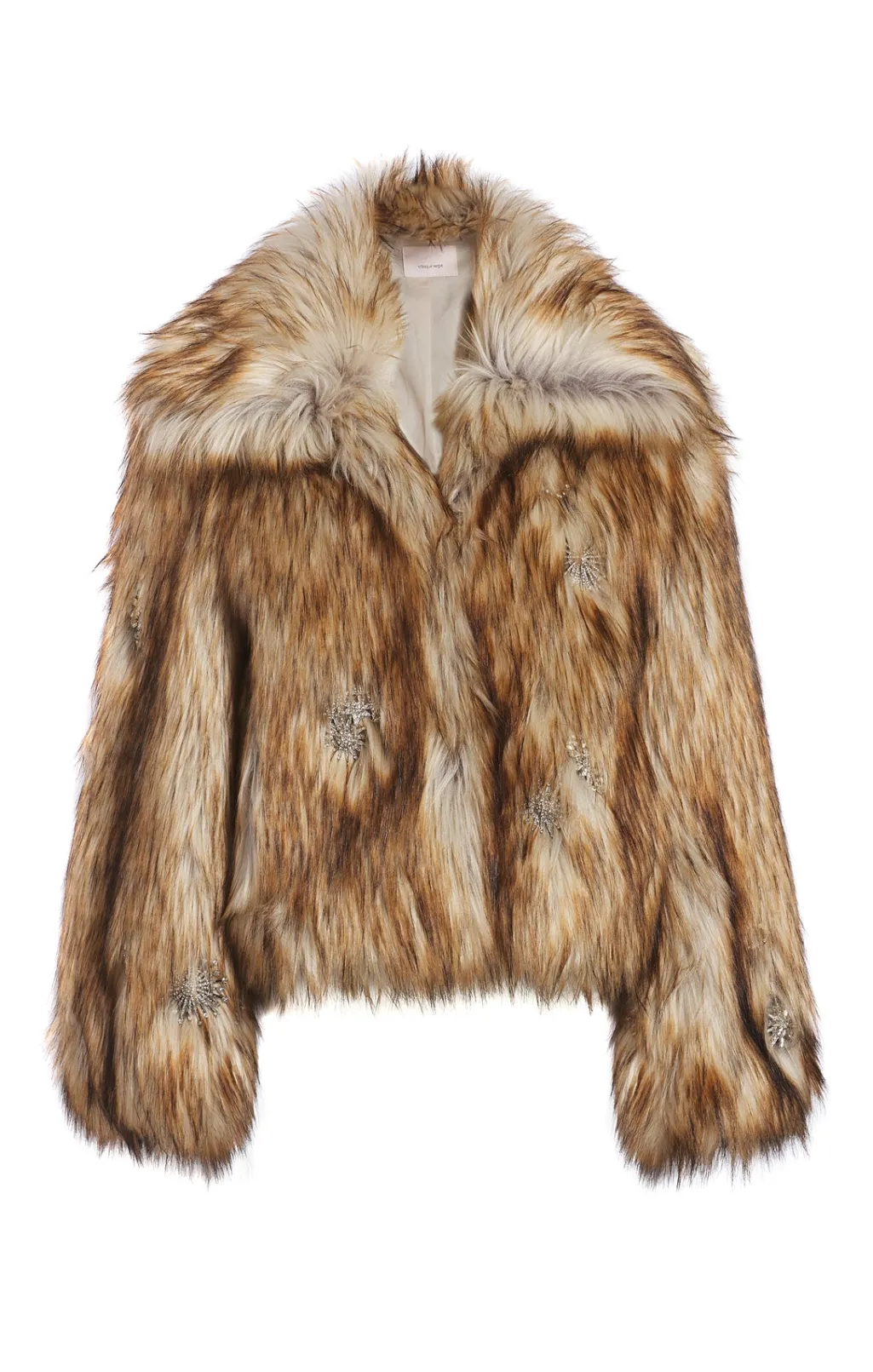 Cinq à Sept Embellished Short Tenley Coat Natural Best