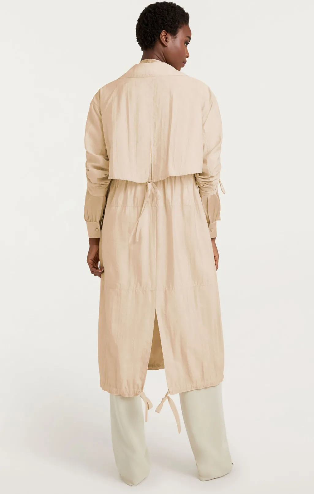 Cinq à Sept Emmeline Coat Plaster Discount