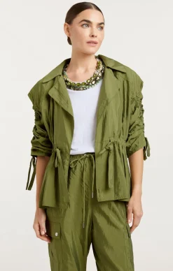 Cinq à Sept Emmeline Jacket OliveGreen