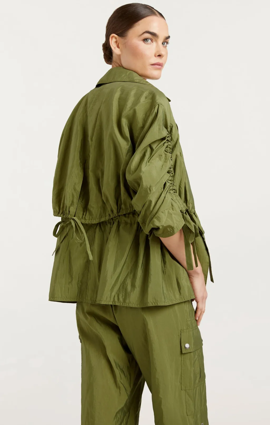 Cinq à Sept Emmeline Jacket OliveGreen