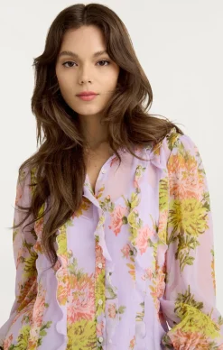 Cinq à Sept Estelle Top LilacMulti Discount