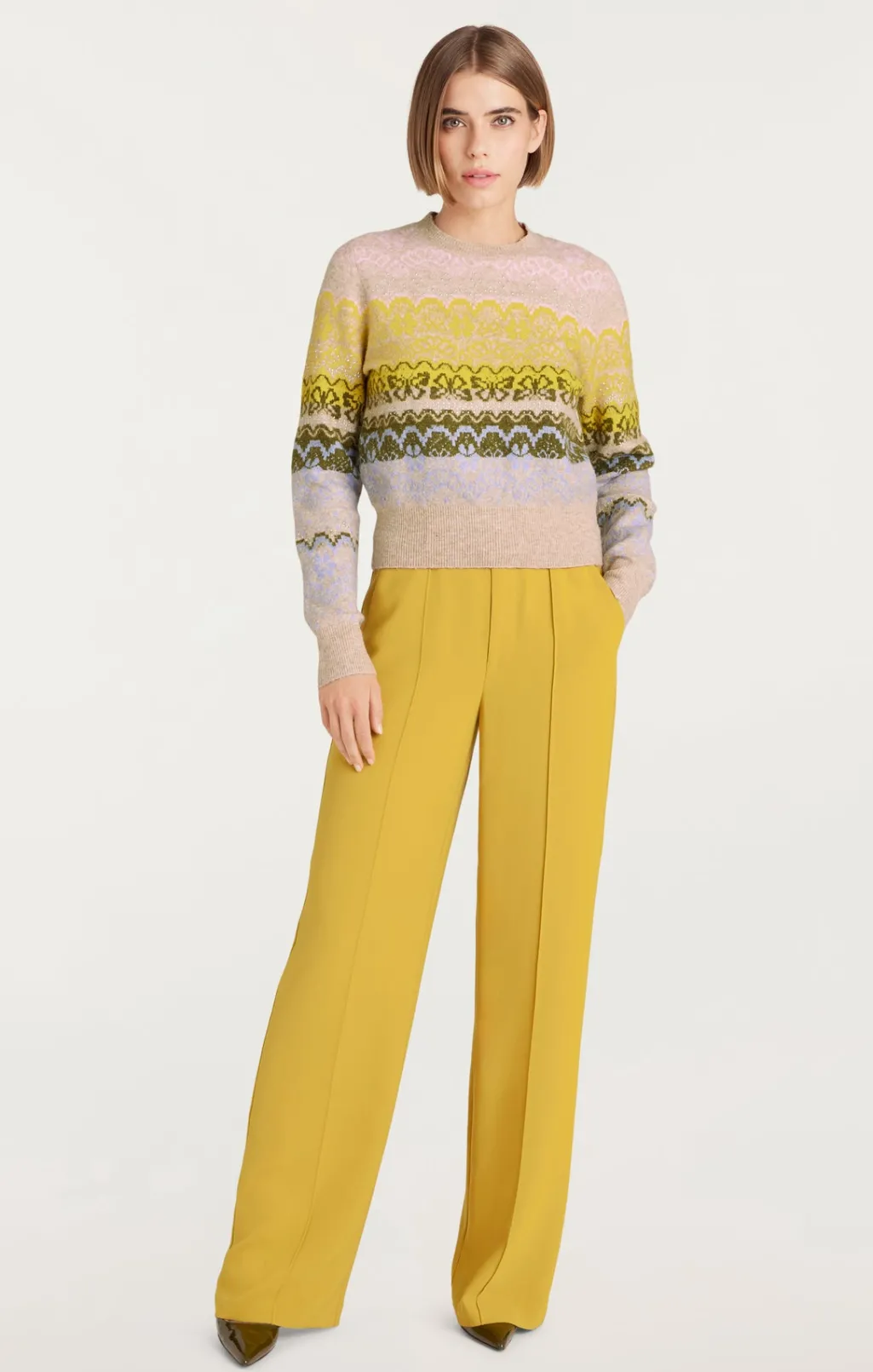 Cinq à Sept Ester Pant GoldenPalm New