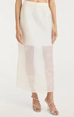 Cinq à Sept Etta Skirt Ivory New