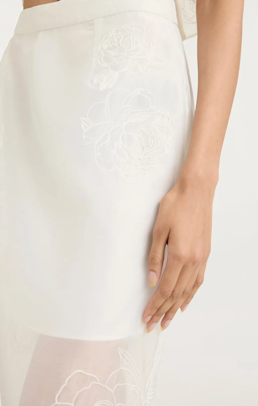 Cinq à Sept Etta Skirt Ivory New