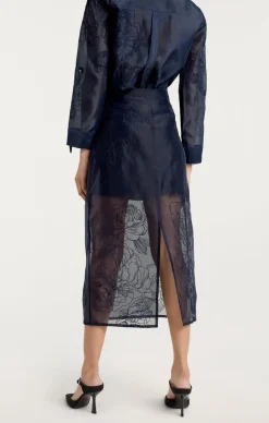 Cinq à Sept Etta Skirt Navy