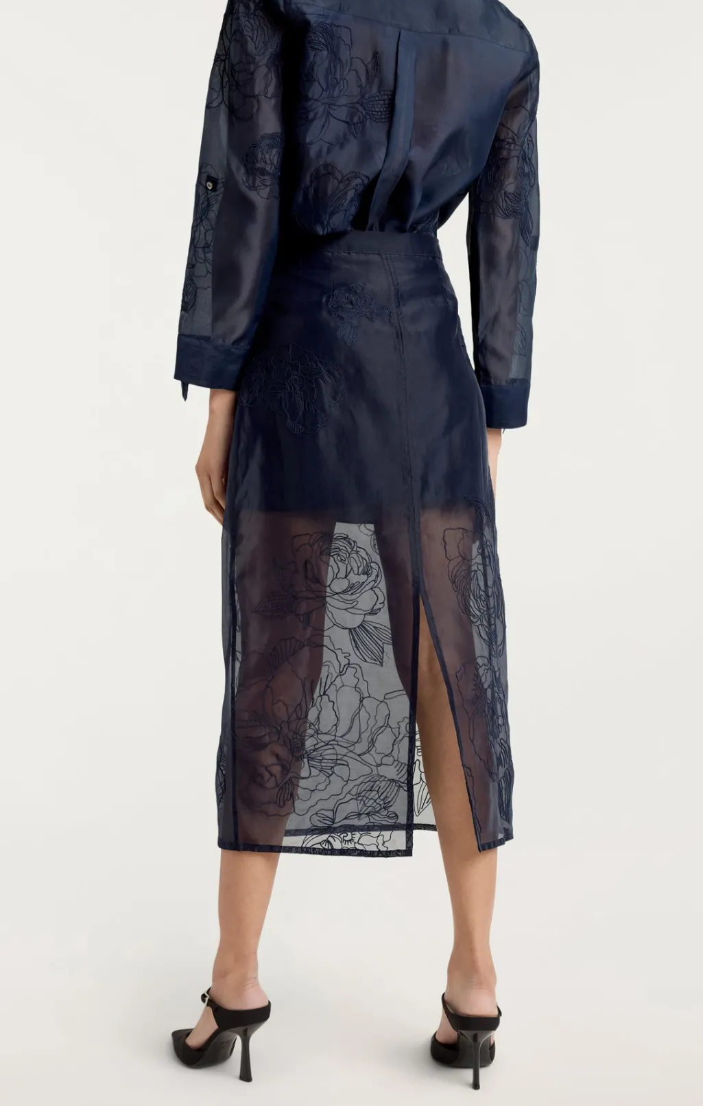 Cinq à Sept Etta Skirt Navy
