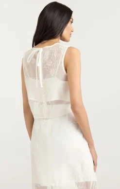 Cinq à Sept Etta Top Ivory Online