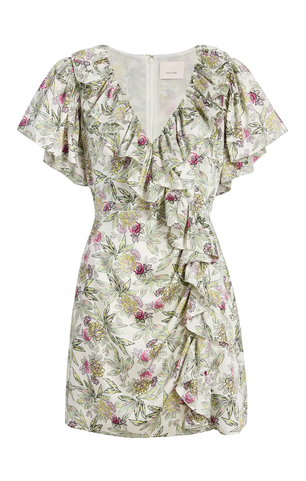 Cinq à Sept Evans Dress IvoryMulti Outlet