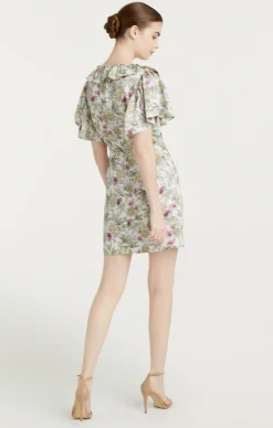 Cinq à Sept Evans Dress IvoryMulti Outlet
