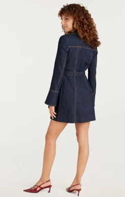 Cinq à Sept Evie Dress Indigo Outlet