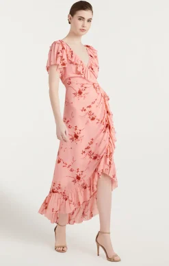 Cinq à Sept Fleur Sheilla Dress PaleRoseMulti Online