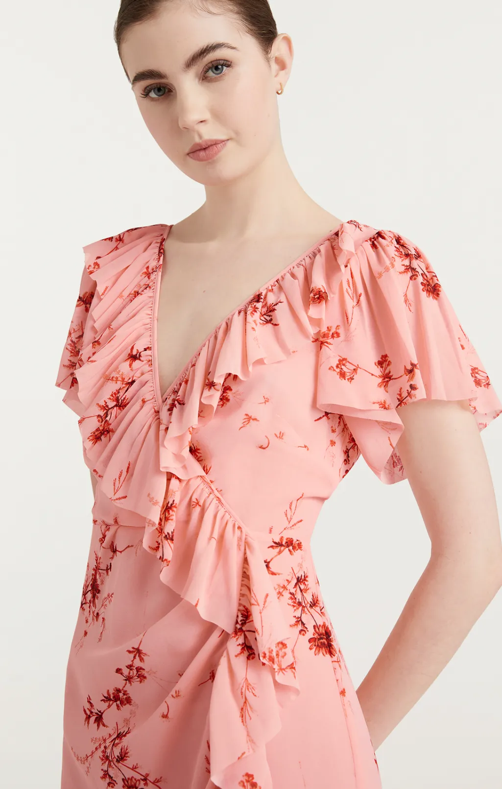Cinq à Sept Fleur Sheilla Dress PaleRoseMulti Online