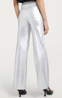 Cinq à Sept Foiled Francine Pant Silver Sale