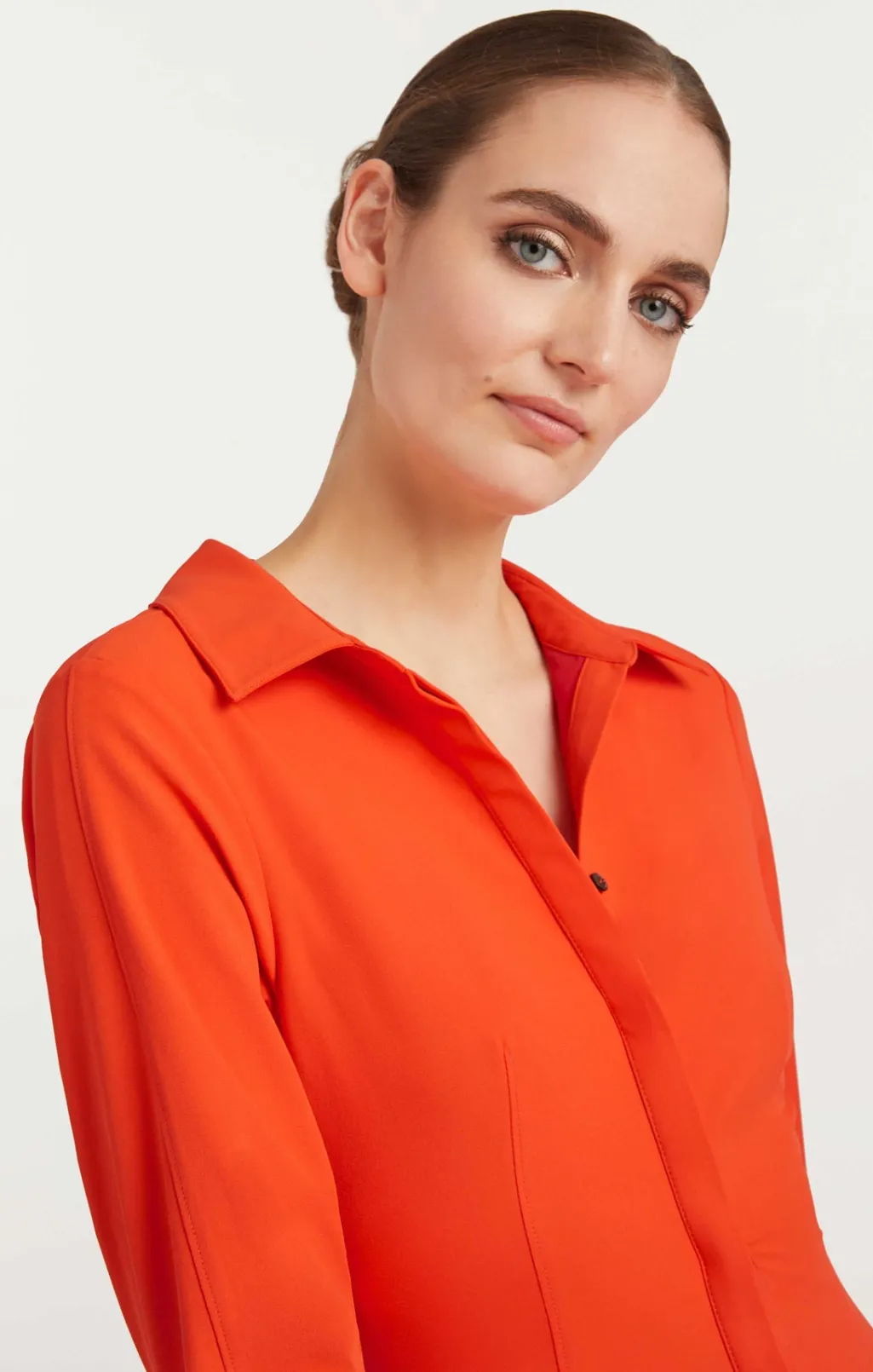 Cinq à Sept Foy Dress Lava Hot