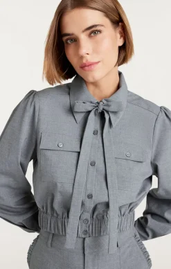 Cinq à Sept Francesca Top SteelGrey Hot