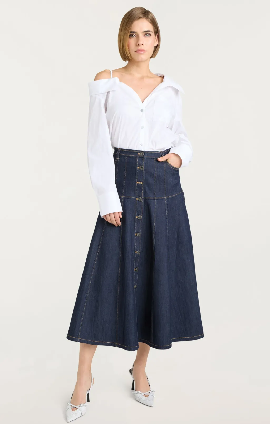 Cinq à Sept Georgina Top White Online