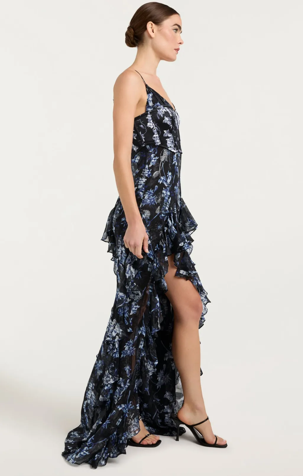 Cinq à Sept Glenda Gown CoastalFloralLurexBlackMulti Best